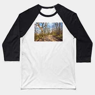 Hiking trail in the forest Baseball T-Shirt